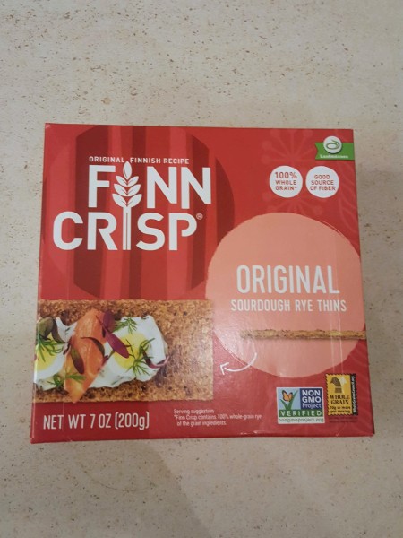 Finn Crispのライ麦のクラッカー
